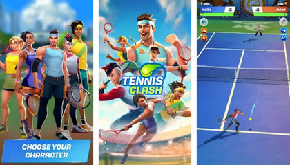 Tennis Clash Multiplayer Game Apk