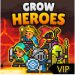 Grow Heroes VIP Mod Apk 5.9.8 Free Shopping